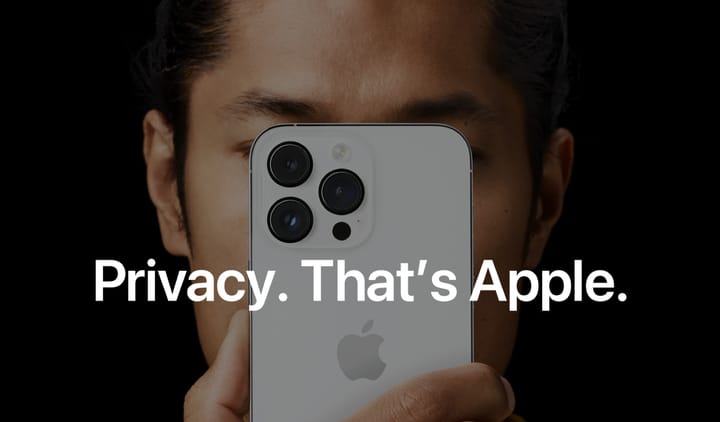 Privacy. That's Apple.